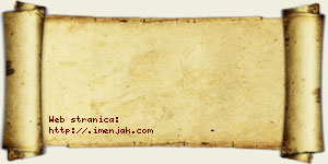 Natalija Trebovac vizit kartica